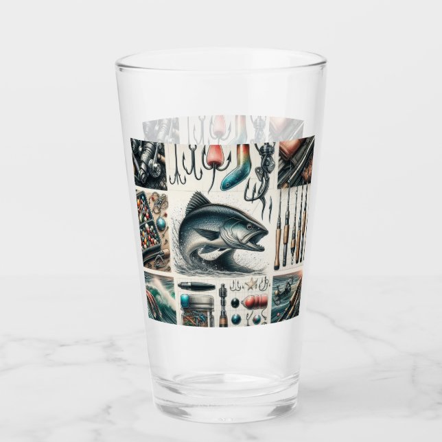 Verre Pêche Poisson basse de l'engin (Devant)