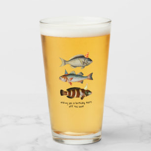 Verre Pêcheur Poisson Casquette Amusant Anniversaire