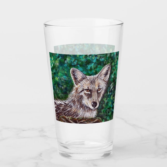 Verre Peinture de jardin Coyote (Devant)