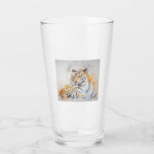 Verre Peinture magnifique de tigre du Bengale