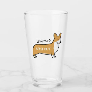 Verre Pembroke Welsh Corgi Amoureux des chiens personnal