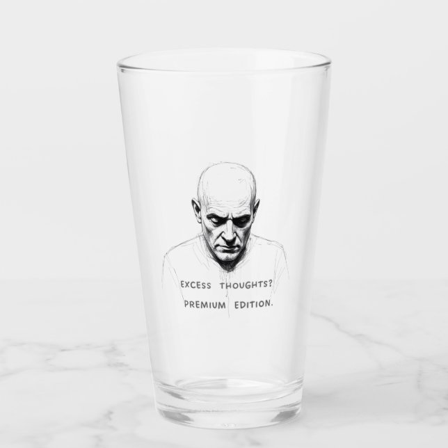 Verre Pensées Excessives ? Édition Premium (Devant)
