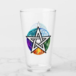 Verre pentagramme du Wiccan