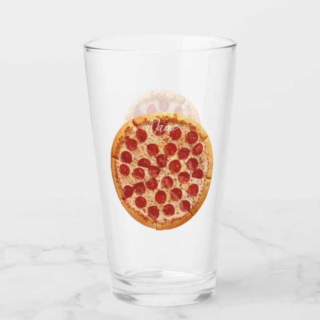 Verre Pepperoni Pizza Thunder_Cove (Devant)