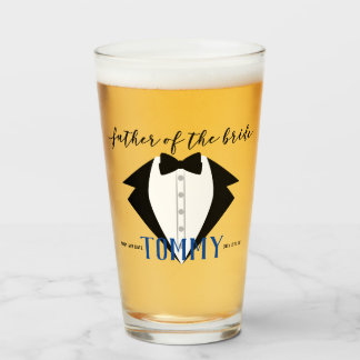 Verre Père de la pinte de smoking de cadeau de Merci de