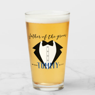 Verre Père de smoking de la pinte de cadeau de Merci de