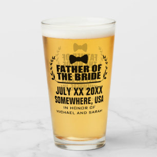 Verre Père fait sur commande de la jeune mariée