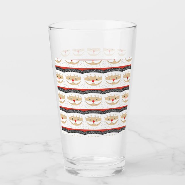 Verre Père Noël 026 (Devant)