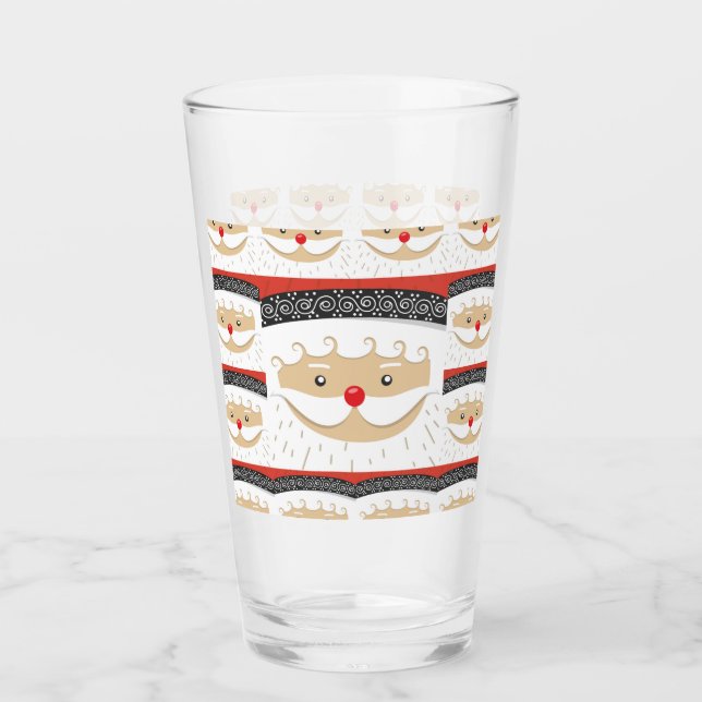 Verre Père Noël 027 (Devant)
