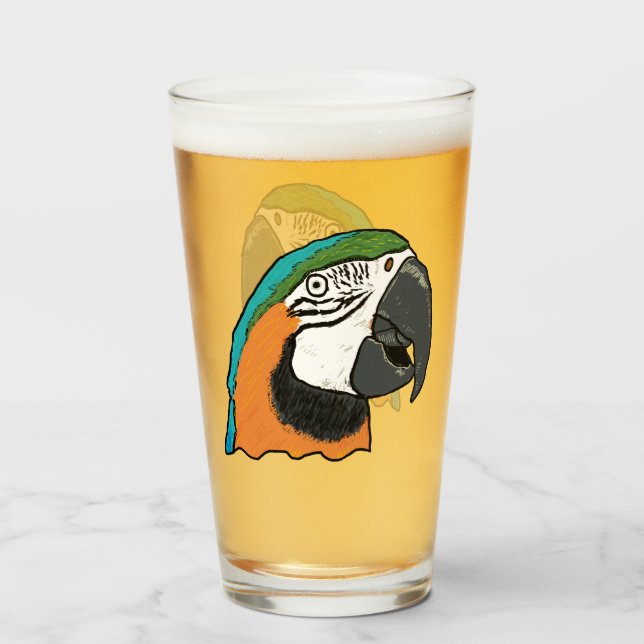 Verre Perroquet (Devant (rempli))