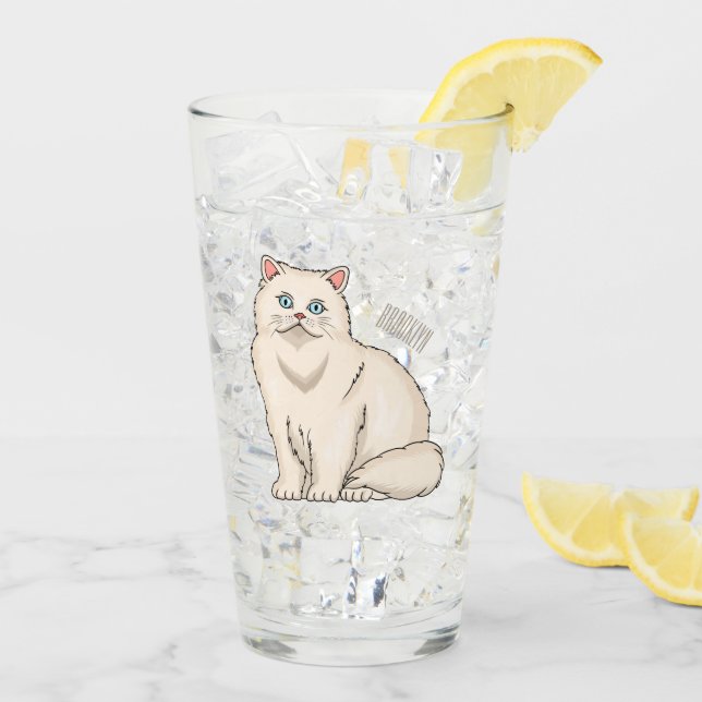 Verre Persian cat (Dos glace)