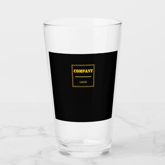 Verre Personalized Company Black Modern Custom Business (Devant)
