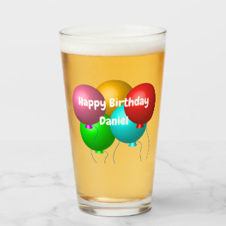 Verre Personalized Happy Birthday Vibes Helium Balloons