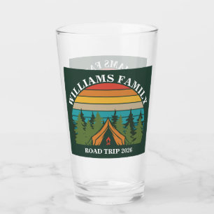 Verre Personnalisable amis de la forêt Sunset Tente de C