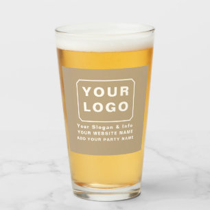 VERRE PERSONNALISÉ VOTRE LOGO NOM TEXTE PERSONNALISÉ BIE