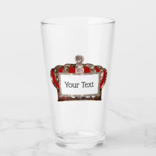 Verre Personnalisée "couronne royale"