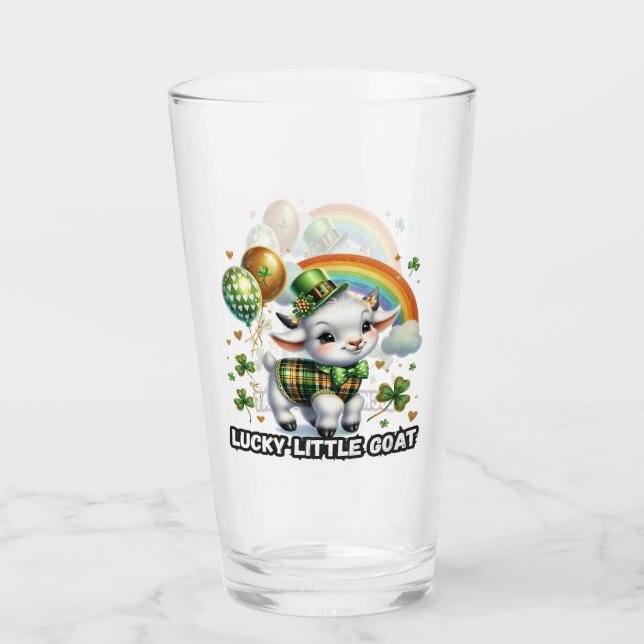 Verre Petit chèvre chanceux - St. Patrick’s Day  (Devant)