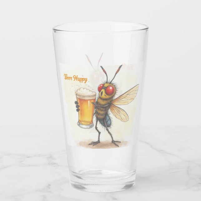 Verre Petit toast de mouche (Devant)