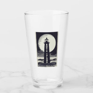 Verre Phare de Bodie Island North Carolina Moon