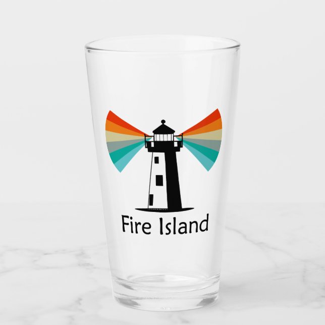 Verre Phare de Fire Island Arc-en-ciel (Devant)