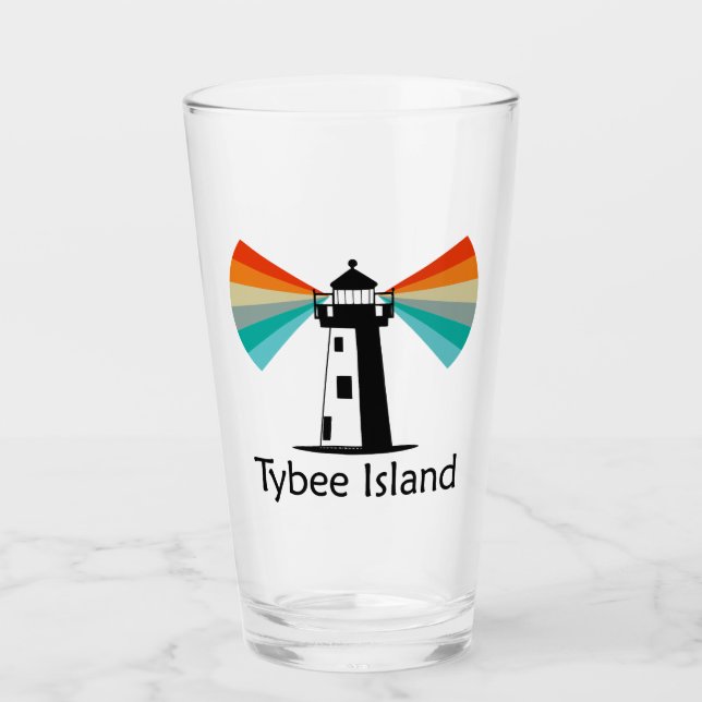 Verre Phare de Georgia de Tybee Island (Devant)