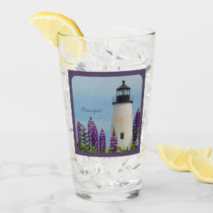 Verre Phare de Pemaquifère Point Plum Coastal Maine