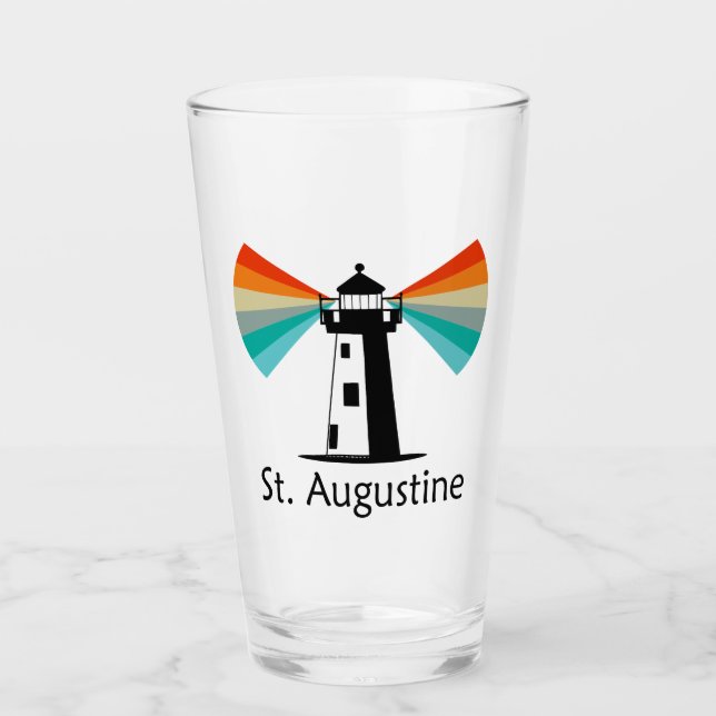 Verre Phare de St. Augustine Floride Arc-en-ciel (Devant)