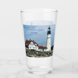 Verre Phare principal de Portland, MAINE