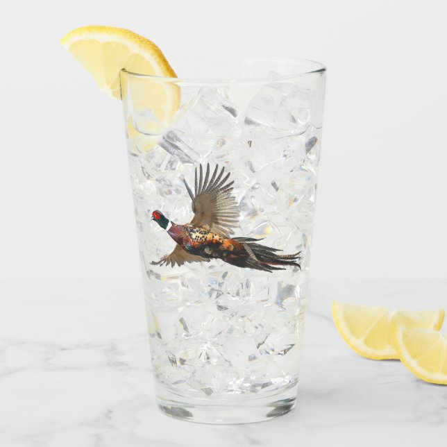 Verre Pheasant (Devant glace)