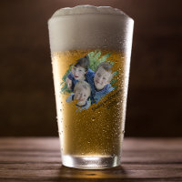 Photo à effet griffé moderne | Bière personnalisée