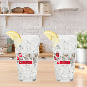 Verre Photo de collage moderne Best Mamma Ever Red Toxit