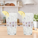 Verre Photo de collage moderne Meilleure mère Ever Purpl<br><div class="desc">Photo De Collage Moderne Best Mom Ever Purple Cadeau. Meilleur cadeau personnalisé pour la journée des mères,  la journée de la femme ou l'anniversaire de maman. Surprenez Maman avec un cadeau qui est aussi Extraordinaire qu’elle.</div>