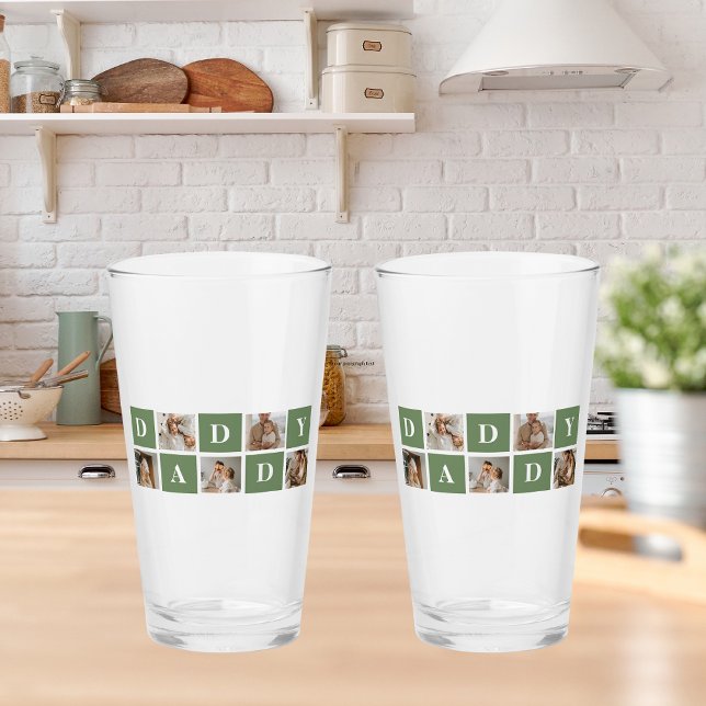 Verre Photo de collection moderne et cadeau de Fête des  (Créateur téléchargé)