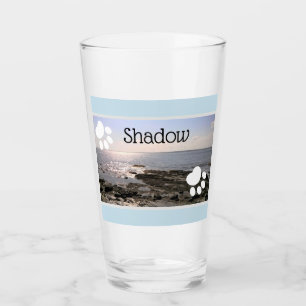 Verre Photo de Sky and Sea Empreintes de pattes Ajouter 