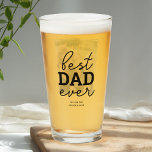 Verre Photo du meilleur papa jamais calligraphie<br><div class="desc">Photo et moderne Best Dad Ever dispose de script calligraphie police.</div>