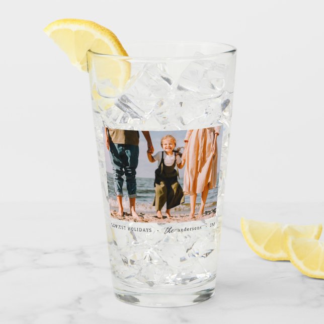 Verre Photo minimaliste moderne simple personnalisée (Devant glace)