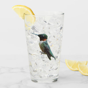 Verre Photographie d'oiseau Colibri à gorge rubis