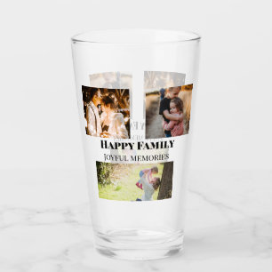 Verre photos de famille souvenirs ajoutent nom de famill