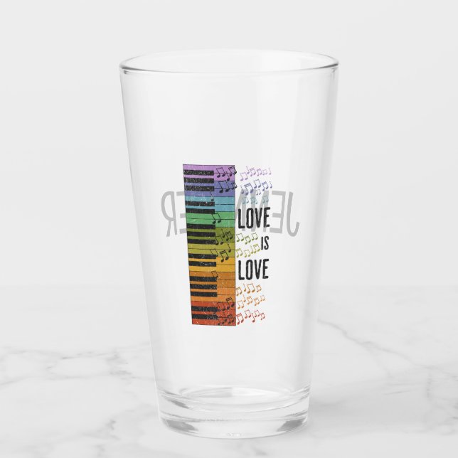 Verre piano arc-en-ciel (Devant)