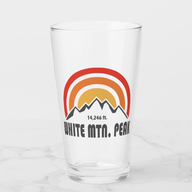 Verre Pic White Mountain Californie (Devant)