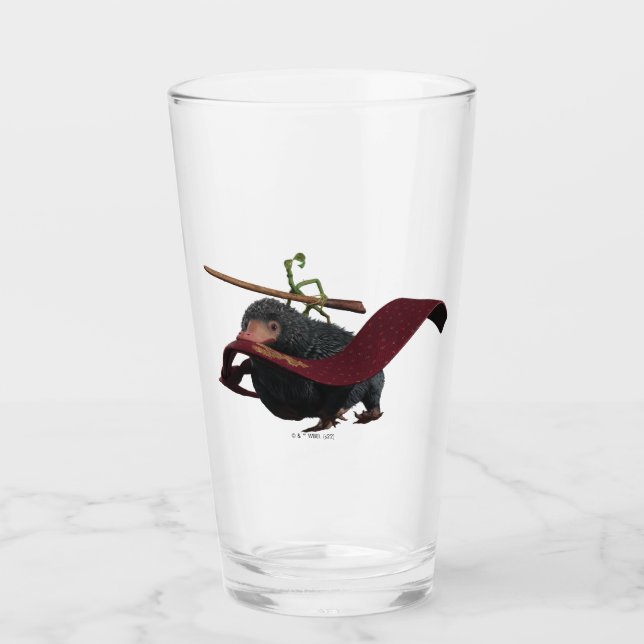 Verre Pickett & Teddy avec baguette et Cravate (Devant)