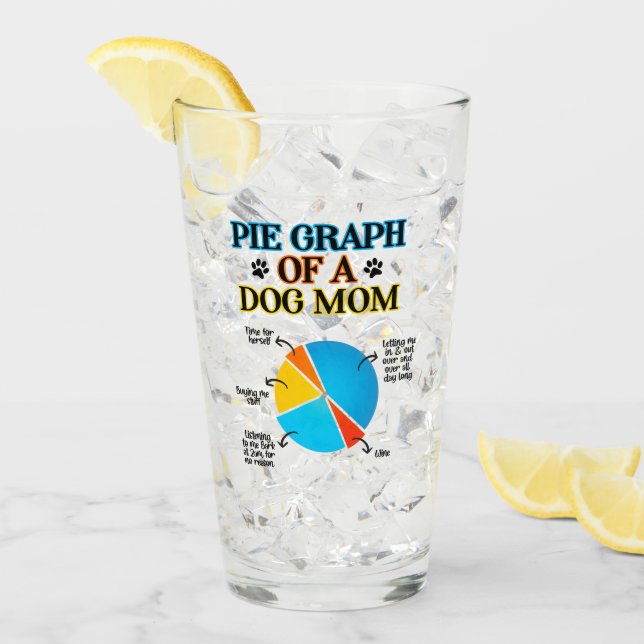 Verre Pie Graphe d'une maman de chien (Devant glace)
