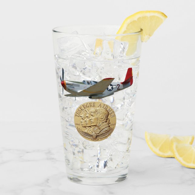VERRE PIÈCE DE MONNAIE D'AVIATEURS DE TUSKEGEE (Dos glace)