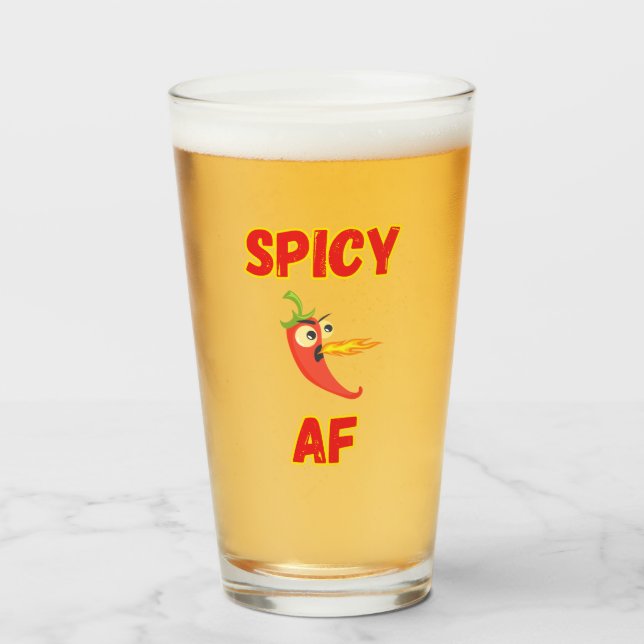 Verre Pièce épicée chaude AF (Devant (rempli))