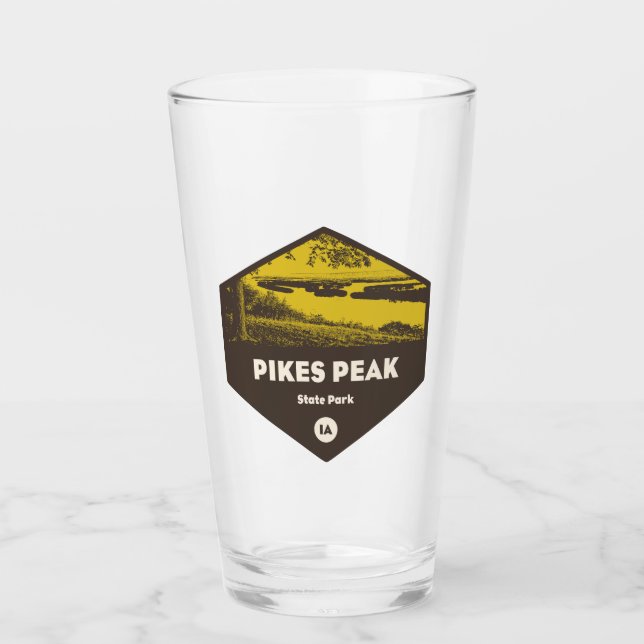 Verre Pikes Peak State Park Iowa (Devant)