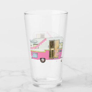 Verre Pink She Shed Vintage Trailer