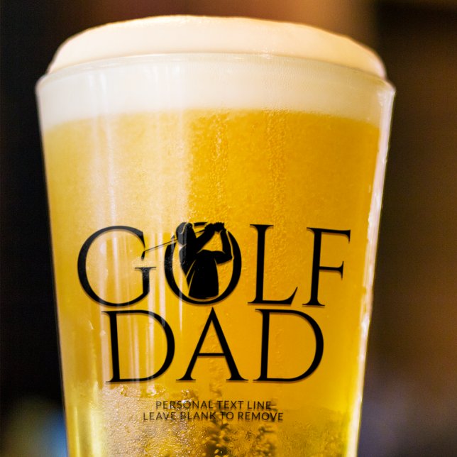 Verre Pint Cool tendance "GOLF DAD" (Créateur téléchargé)