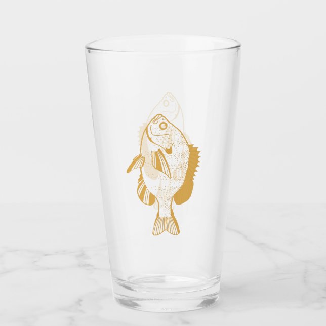 Verre Pint de poisson soleil (Devant)
