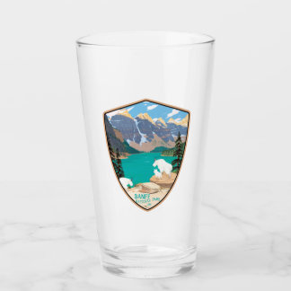 Verre pinte du parc national Banff