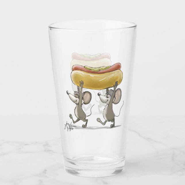 Verre Pique-nique Mic & Mac/BBQ Glass (Devant)